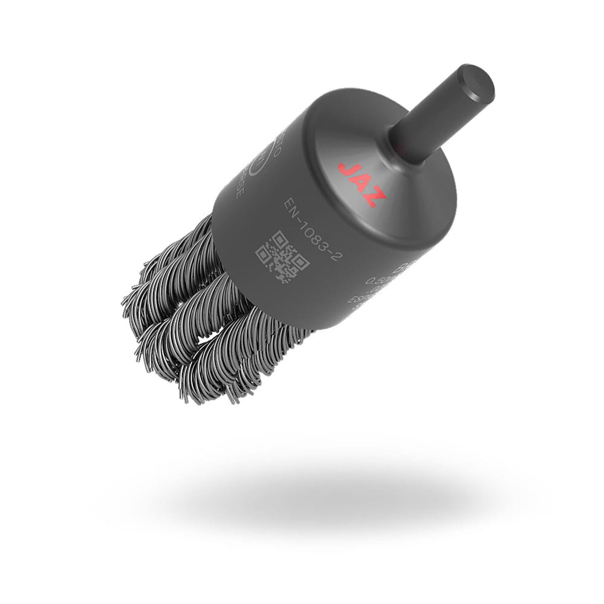 Jaz twist knot end brush 30mm diameter with 6mm shank