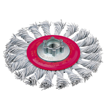 Jaz Wire Wheel High Speed Twist Knot 115mm x 26mm - M14 x 2 - Laminated Wire (BRUH-115L) | Hobeca