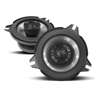Alpine 4 inch coaxial speaker with 4 inch woofer and 1 inch tweeter