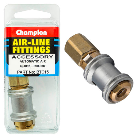Champion Tyre Air Chuck-Quick Automatic-1/4in Female | ISL