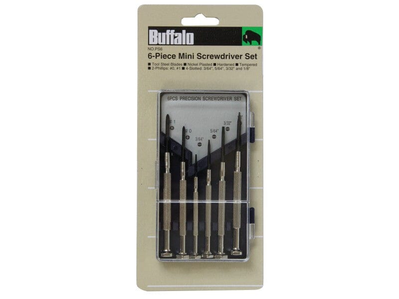 Buffalo Precision Screwdriver Set 6-pce