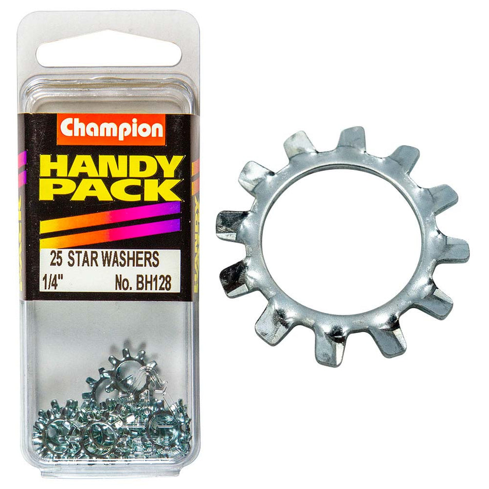 Champion 1/4in External Star Washer