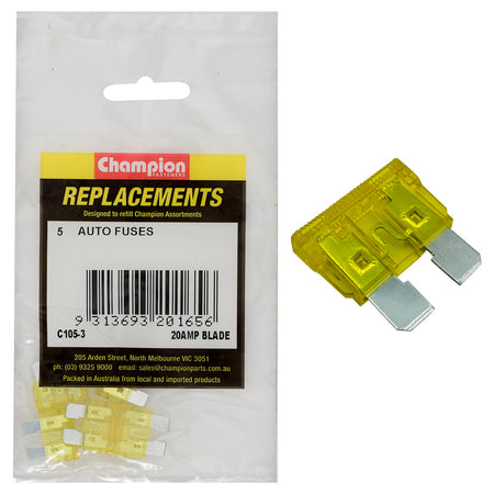 Champion AF Standard Blade Fuse -5pk - ISL_C105-3
