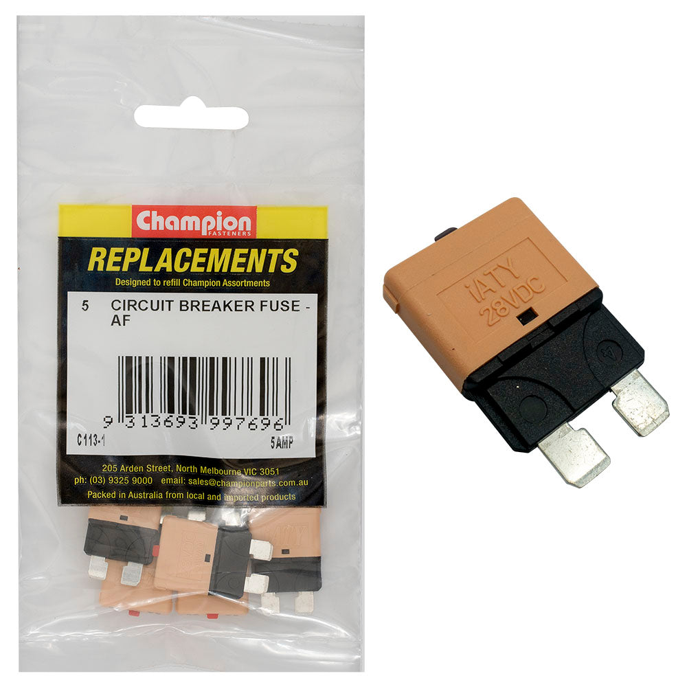 Champion AF Circuit Breaker Blade Fuse -5pk - ISL_C113-1