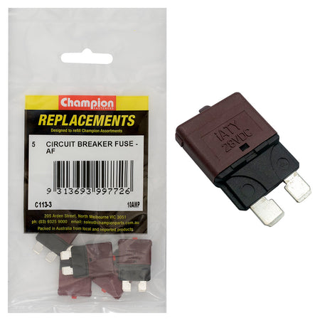 Champion AF Circuit Breaker Blade Fuse -5pk - ISL_C113-3