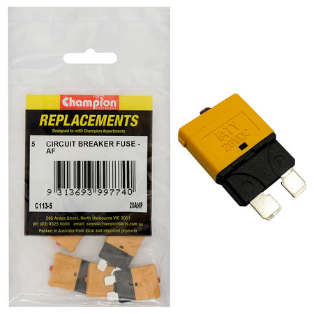 Champion AF Circuit Breaker Blade Fuse -5pk - ISL_C113-5