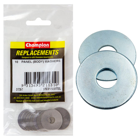 Champion Flat S/Steel Panel (Body) Washer-10pk - ISL_C1730-7
