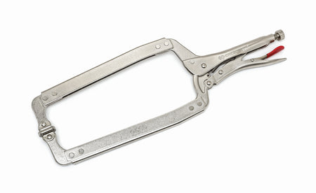 Crescent 450mm/18in. Locking C-Clamp w/ Swivel Pads | Accent Tools