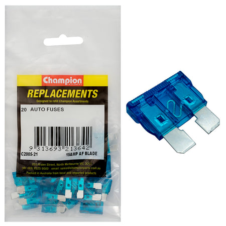 Champion AF 15Amp Standard Blade Fuse (Blue) - ISL_C2005-21