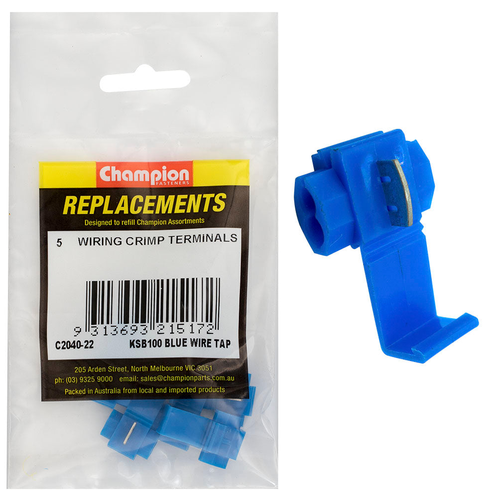 Champion Blue Wire Tap Connector - ISL_C2040-22