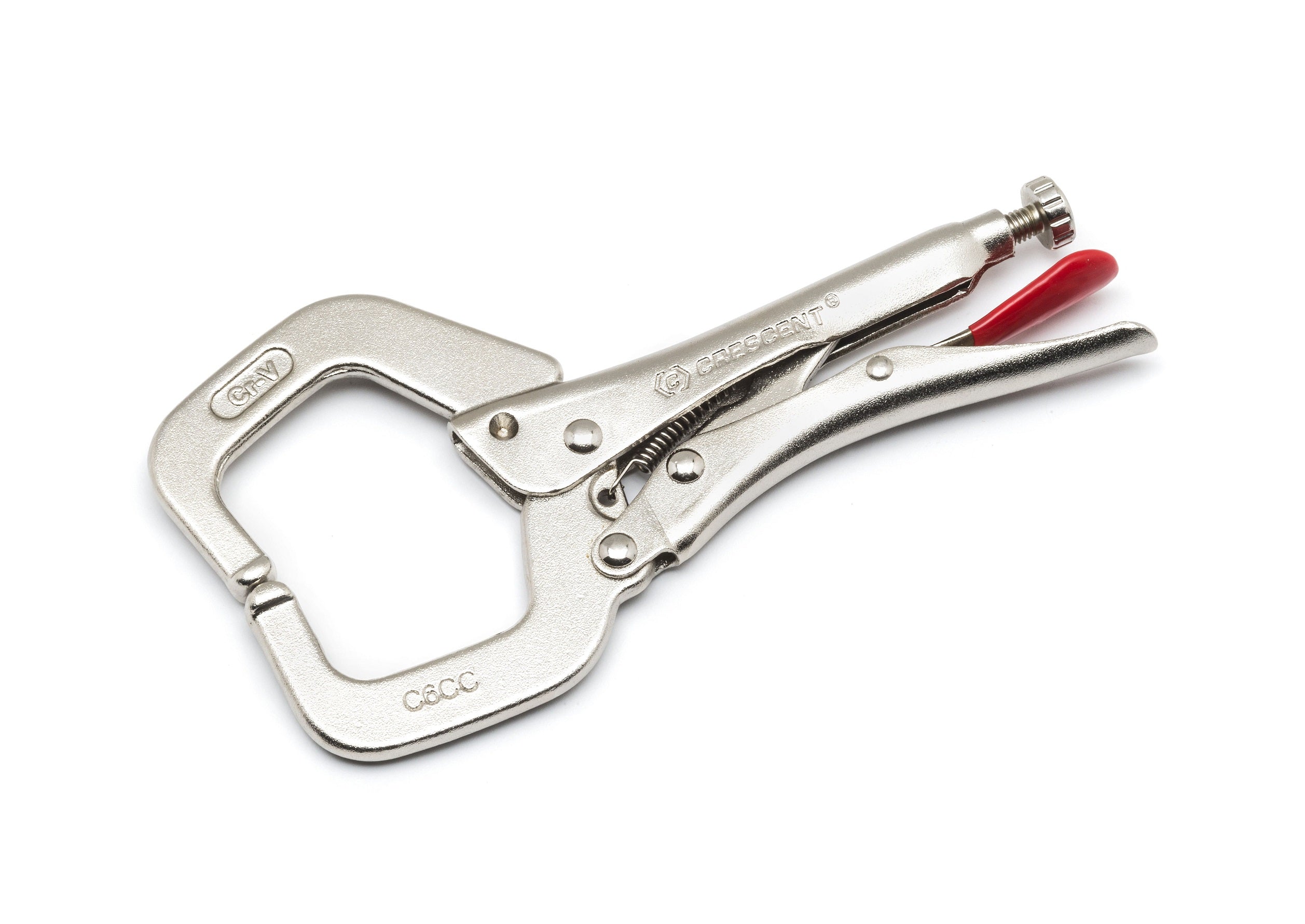 Crescent Locking C-Clamp w/ Regular Tips - C6CCVN