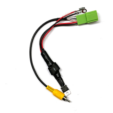 Camera retention interface for Mazda 6 and CX-5 with 5-pin green connector