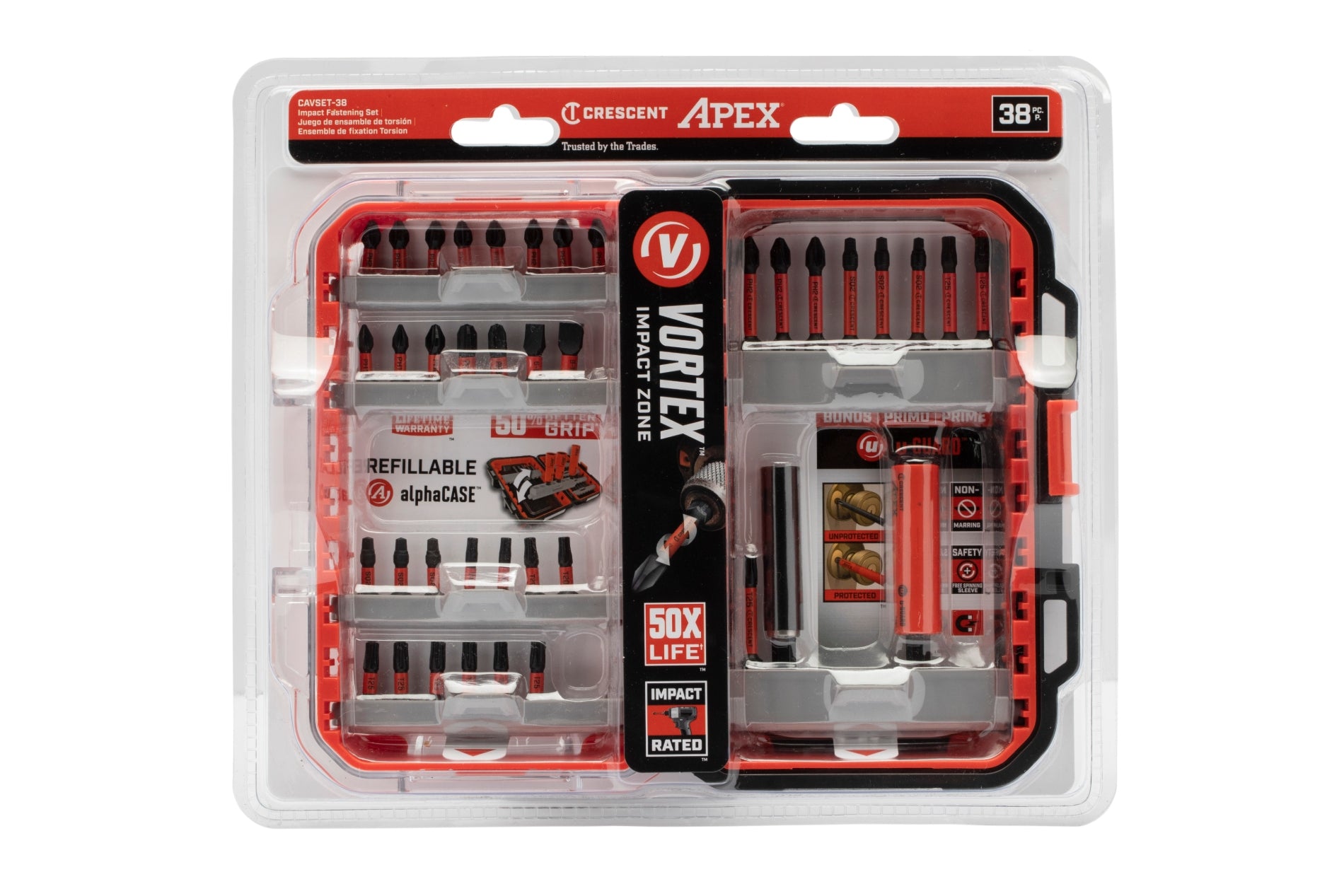 Crescent 38Pc VORTEX AlphaCASE Set | Accent Tools