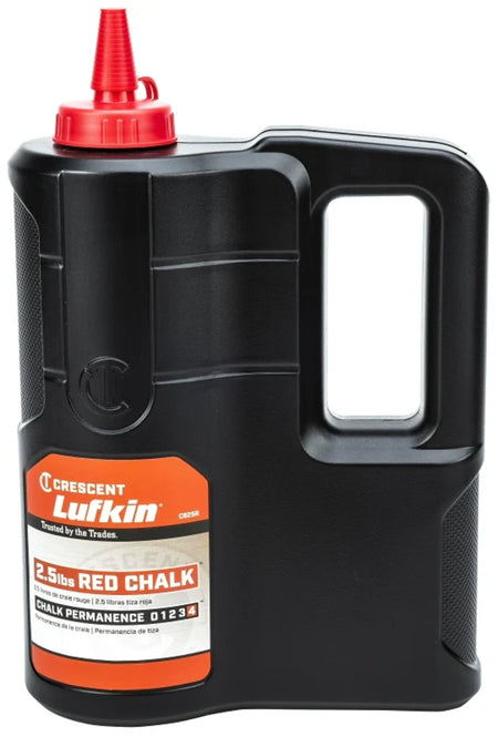 Crescent 1.15kg/2.5lb Red Chalk in Bottle | Accent Tools