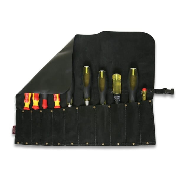 Taurus Leather Chisel/Tool Roll 11 Pockets | Hobeca