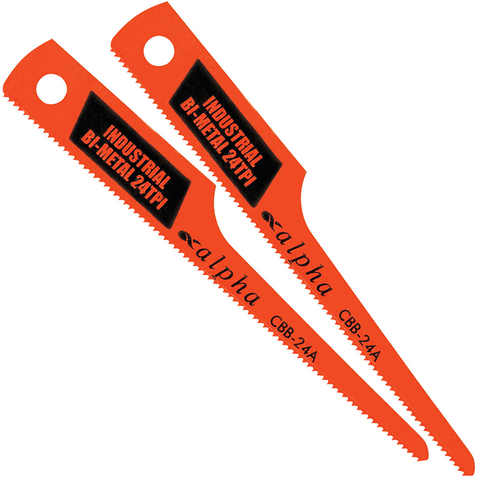 Alpha Air Hacksaw Blade Bi-Metal 24tpi - Pack Of 10
