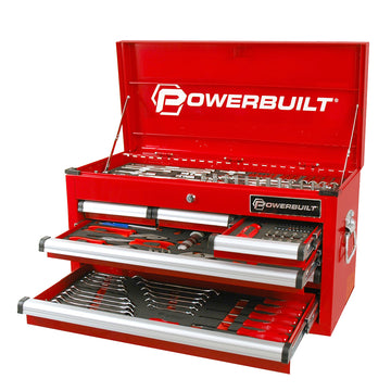 Powerbuilt 189pc 6Dr Tool Chest & Tools - Red Series | Alltrade