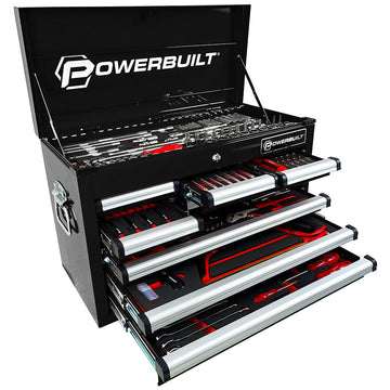 Powerbuilt 219pc Apprentice Tool Chest & Assorted Tools – Black Series | Alltrade