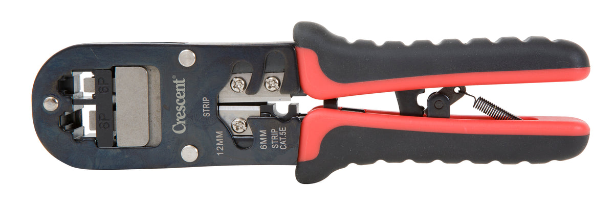 Crescent Ratcheting Data Crimper & Stripper | Accent Tools