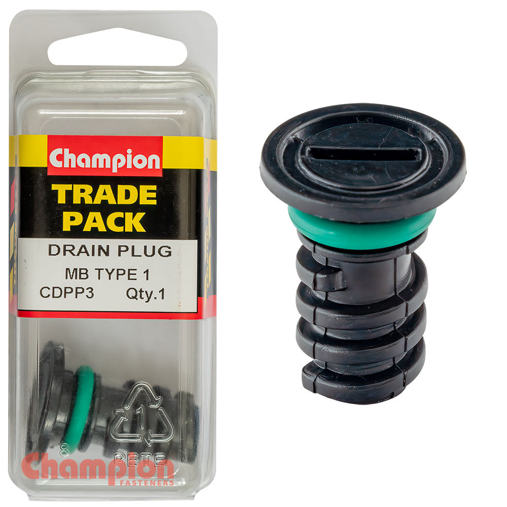 Champion Drain Plug (Sump) for Mercedes-Benz Type 1 - 1pk | ISL