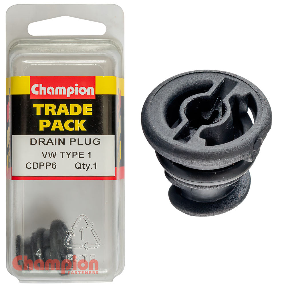 Champion Drain Plug (Sump) for VW, AUDI, Porsche Type 1 -1pk | ISL