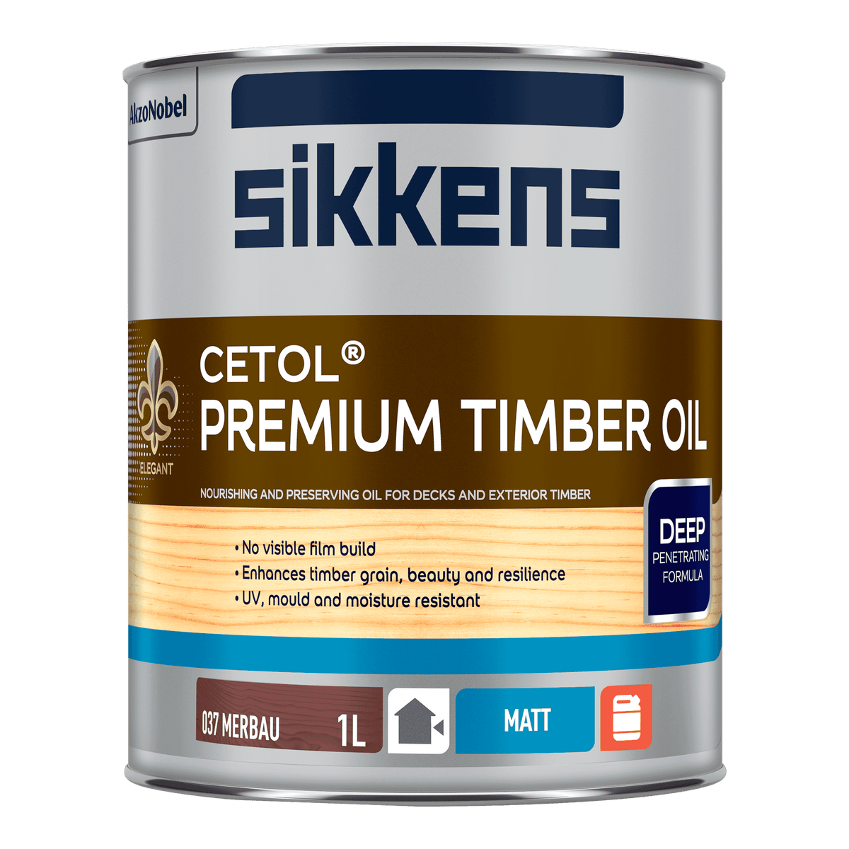 Sikkens Cetol Premium Timber Oil - Merbau 1L | Hobeca