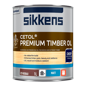 Sikkens Cetol Premium Timber Oil - Merbau