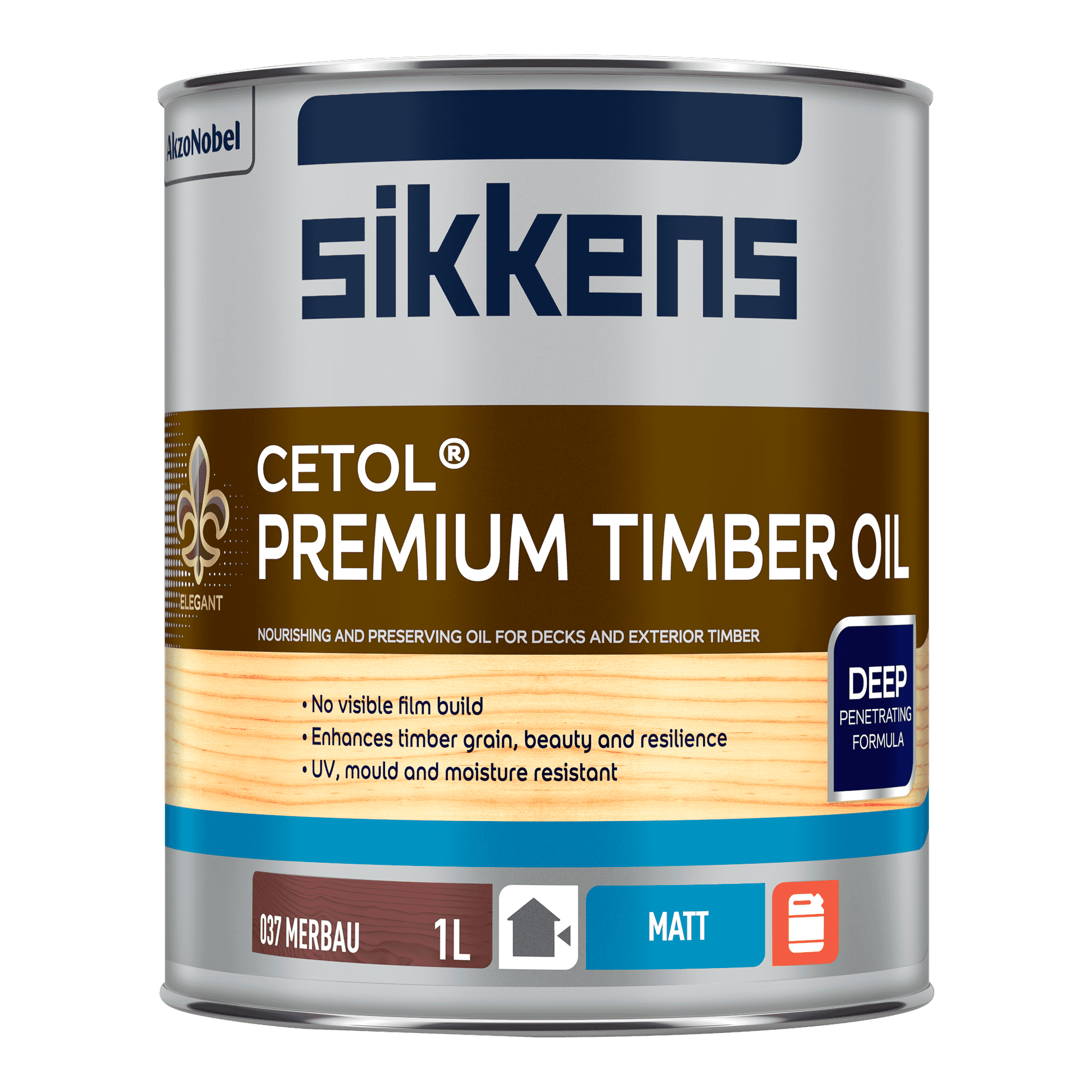 Sikkens Cetol Premium Timber Oil - Merbau 1L | Hobeca