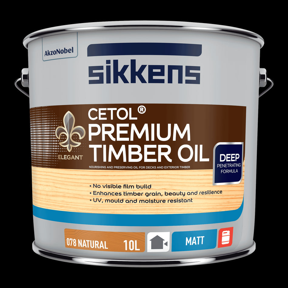 Sikkens Cetol Premium Timber Oil - Natural 10L