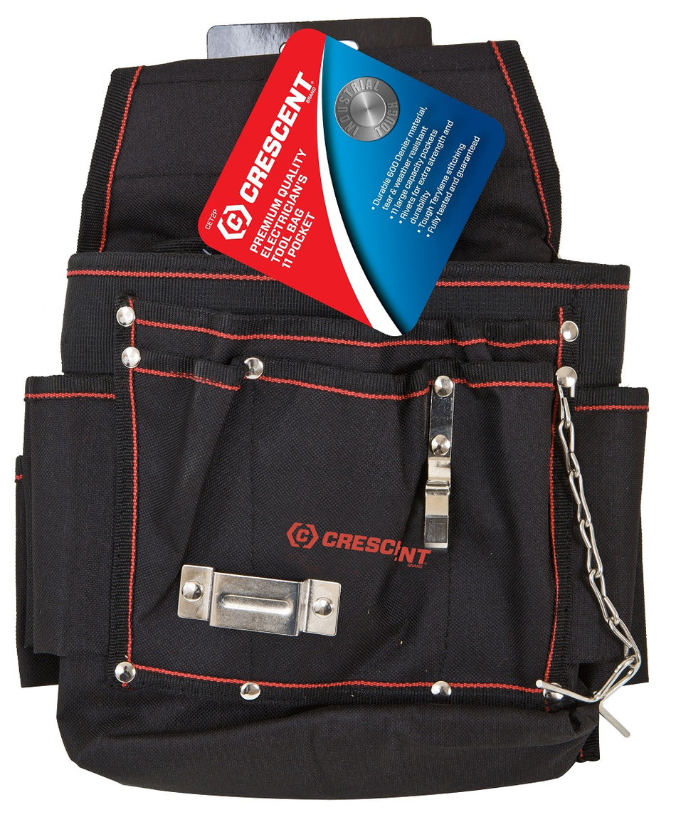 Crescent 11-Pocket Electricians Tool Bag