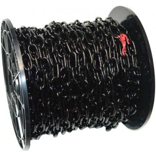 Xcel Reeled Chain - Black 25m 5mm | Hobeca
