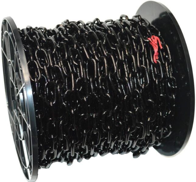 Xcel Reeled Chain - Black 30m 4mm | Hobeca