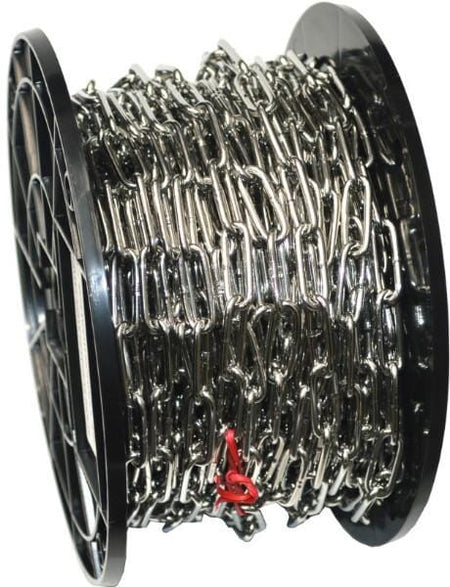 Xcel Stainless Steel Chain - 30m Reel 3mm | Hobeca