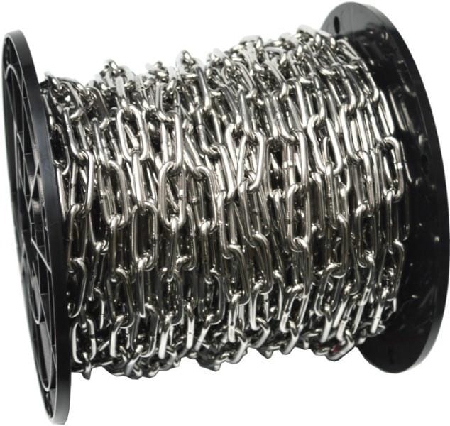 Xcel Stainless Steel Chain - 30m Reel 4mm | Hobeca