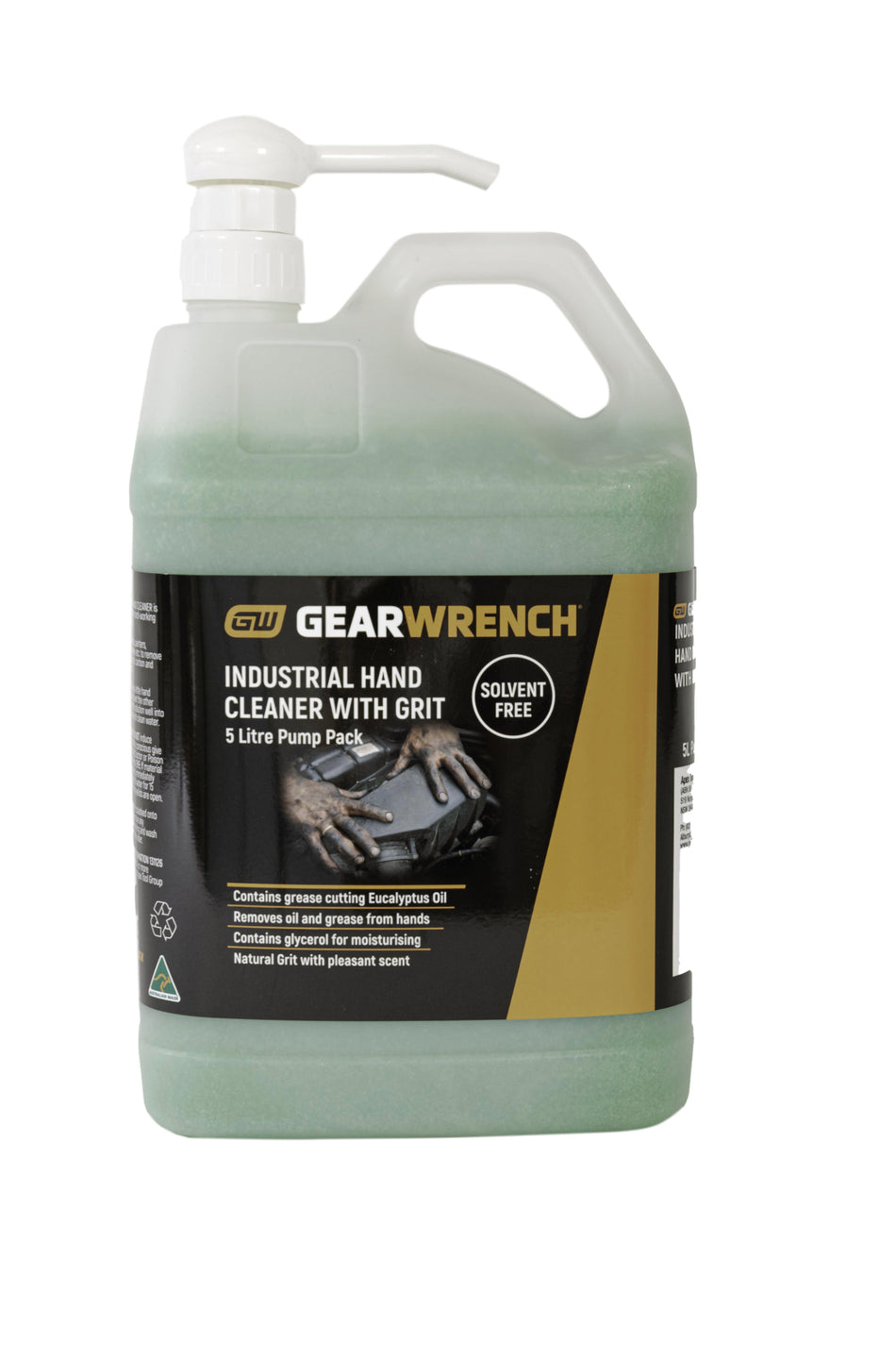 Gearwrench® 5L Industrial Hand Cleaner w/ Grit & Pump | Accent Tools