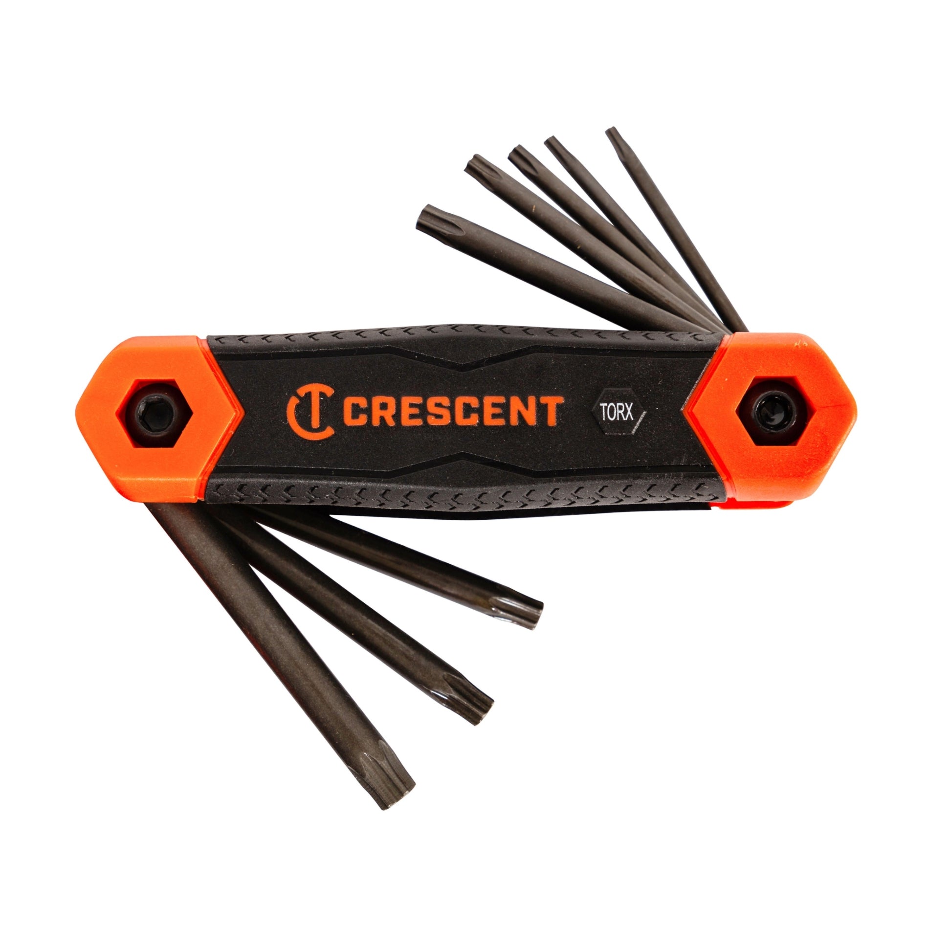 Crescent 8Pc Folding Torx Dual Material Key Set | Accent Tools