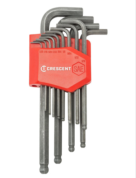 Crescent 13Pc Long Ball End SAE Hex Key Set | Accent Tools