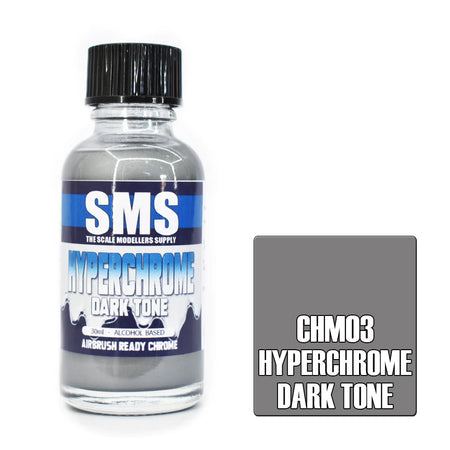 Airbrush Paint 30ml Hyperchrome Dark Tone Alcohol Base Scale Modellers Supply | Formula