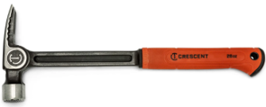 Crescent 22oz steel framing hammer with vibration dampening technology