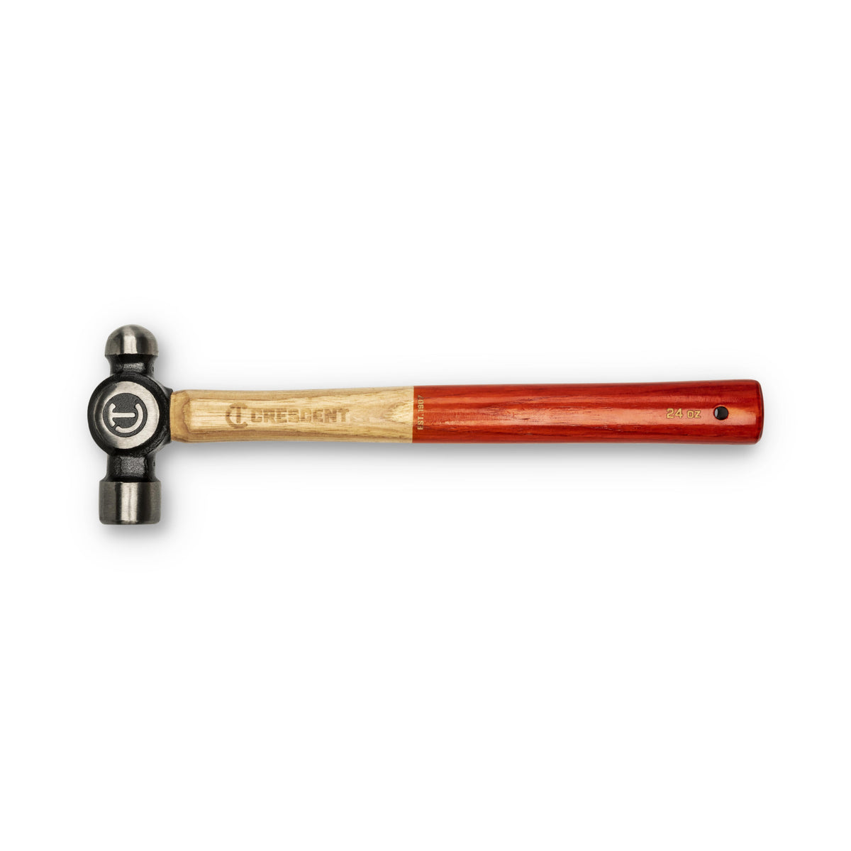 Crescent 24oz Wood Ball Pein Hammer | Accent Tools
