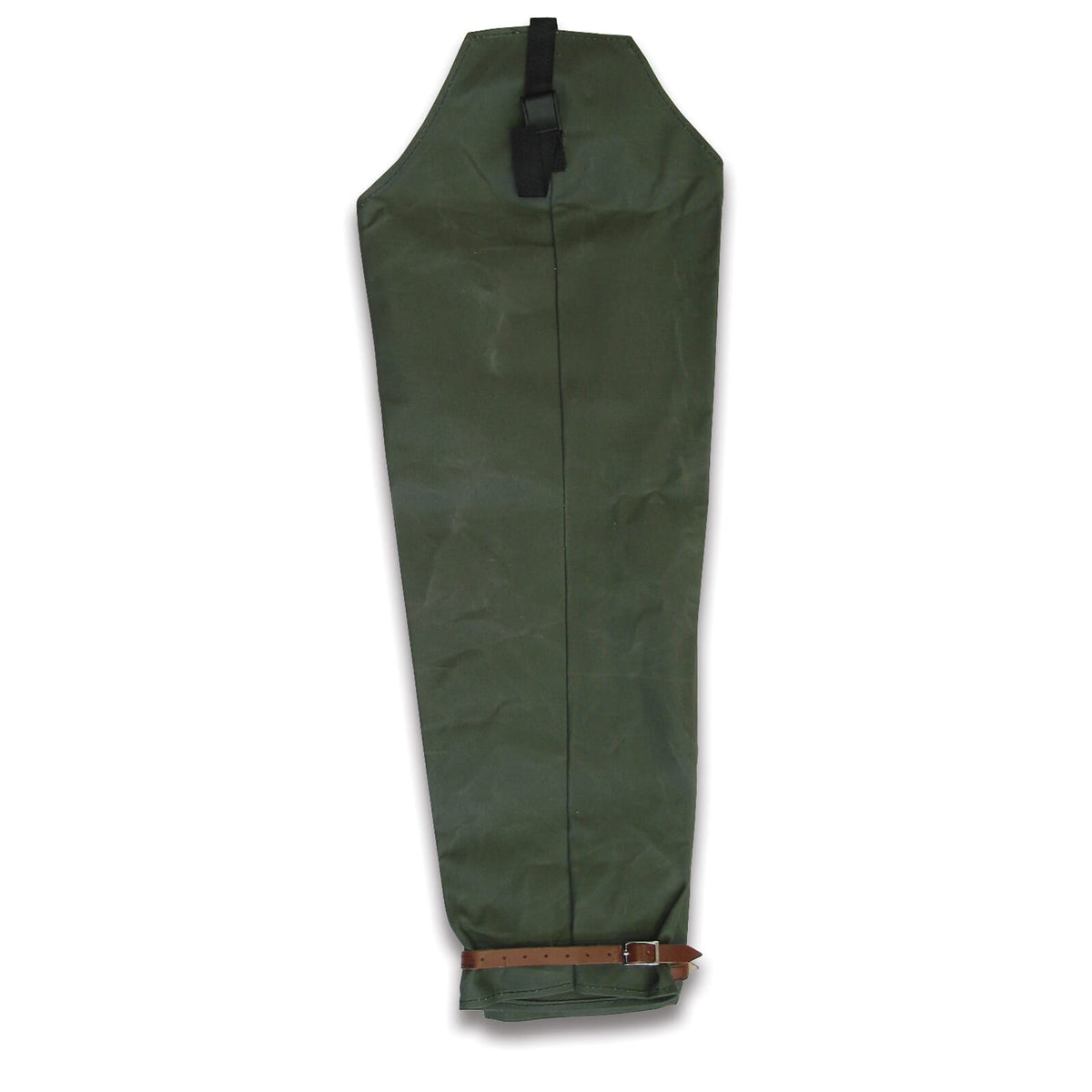 Taurus Canvas/Leather Leggings Zip Side Open Lge | Hobeca
