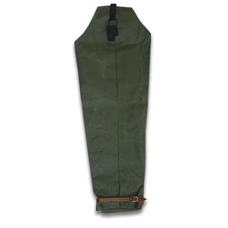 Taurus Canvas/Leather Leggings Zip Side Open Lge | Hobeca