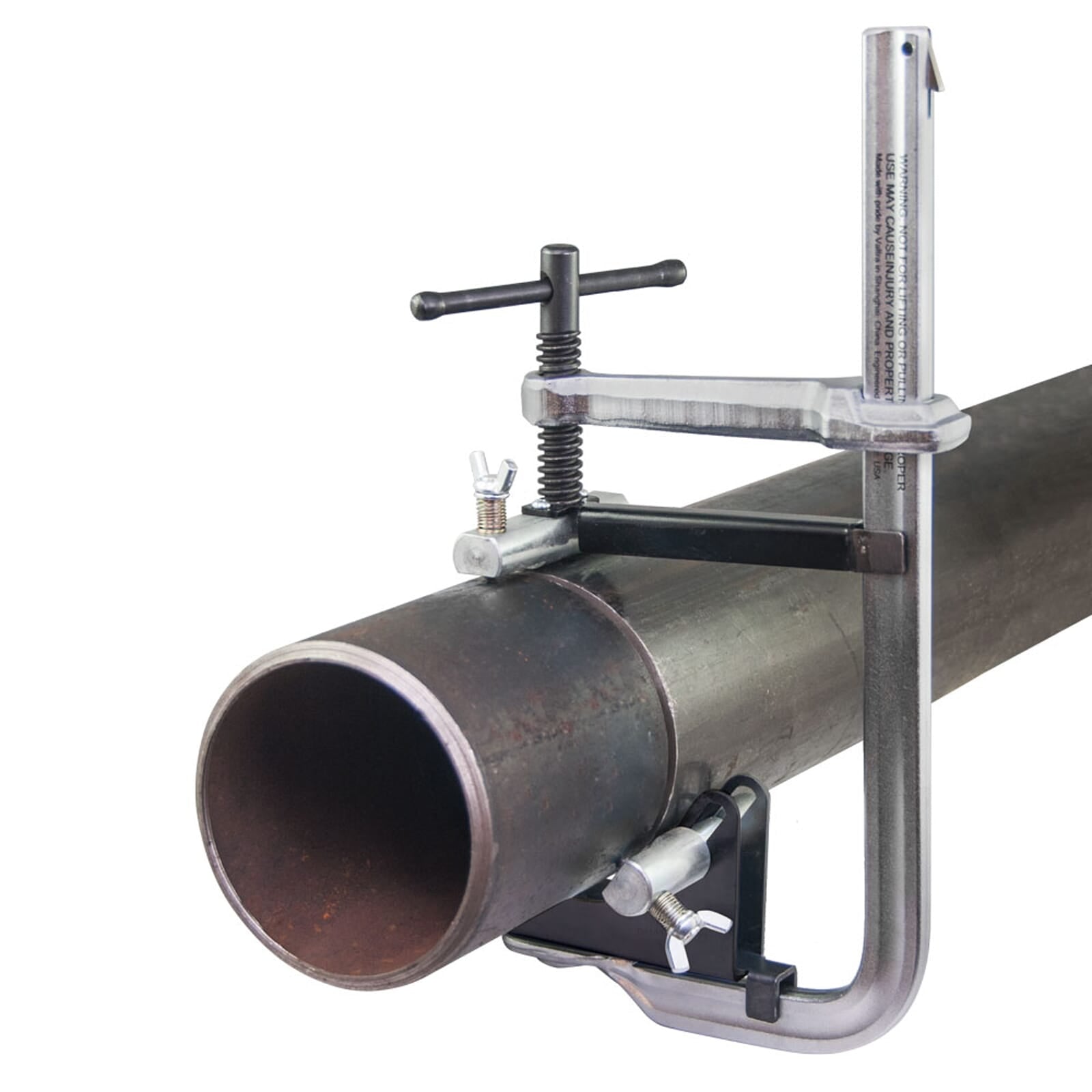 Strong Hand Pipe Fit-Up Clamp Cap. 50-75mm dia. | Hobeca
