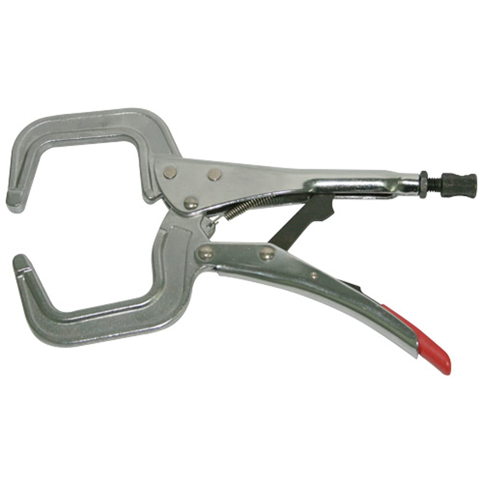 Strong Hand Locking C Clamp with Round Tip | Hobeca