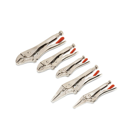 Crescent 5Pc Curved & Long Nose Locking Plier Set | Accent Tools