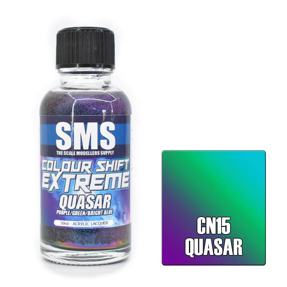 Airbrush Paint 30ml Colour Shift Extreme Quasar Acrylic Lacquer Scale Modellers Supply | Formula