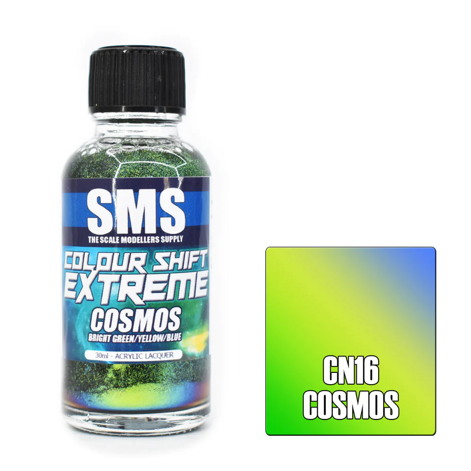 Airbrush Paint 30ml Colour Shift Extreme Cosmos Acrylic Lacquer Scale Modellers Supply | Formula