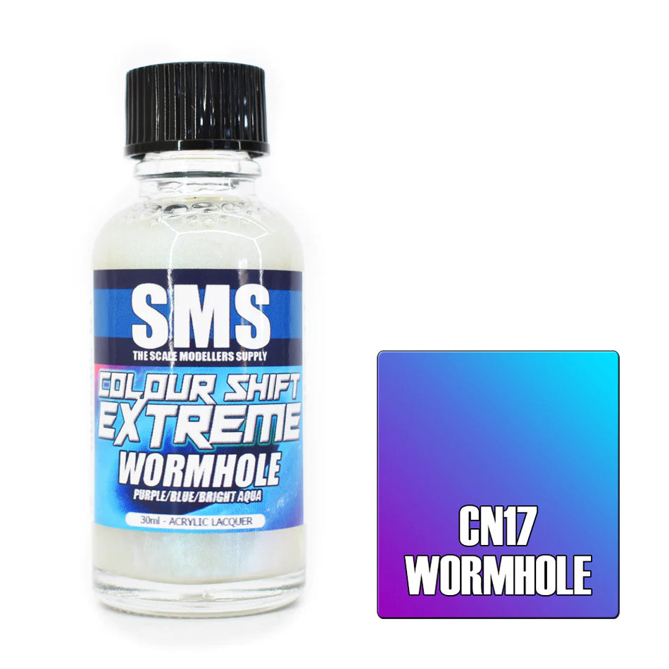 Airbrush Paint 30ml Colour Shift Extreme Wormhole Acrylic Lacquer Scale Modellers Supply | Formula
