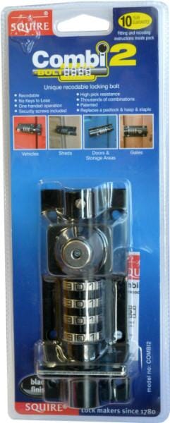 Squire Padbolt with 4-Row Combination Lock 100mm | Hobeca