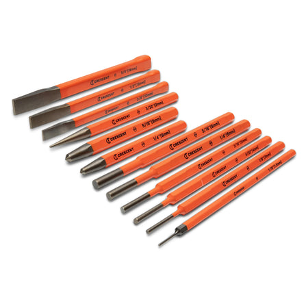 Crescent 12Pc Punch & Chisel Set | Accent Tools
